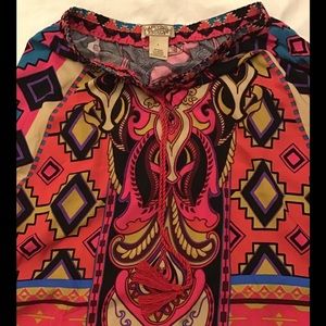 Flying Tomato Colorful Full Length Skirt - Size L